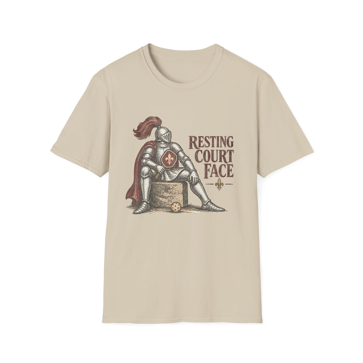 Resting Court Face T-Shirt