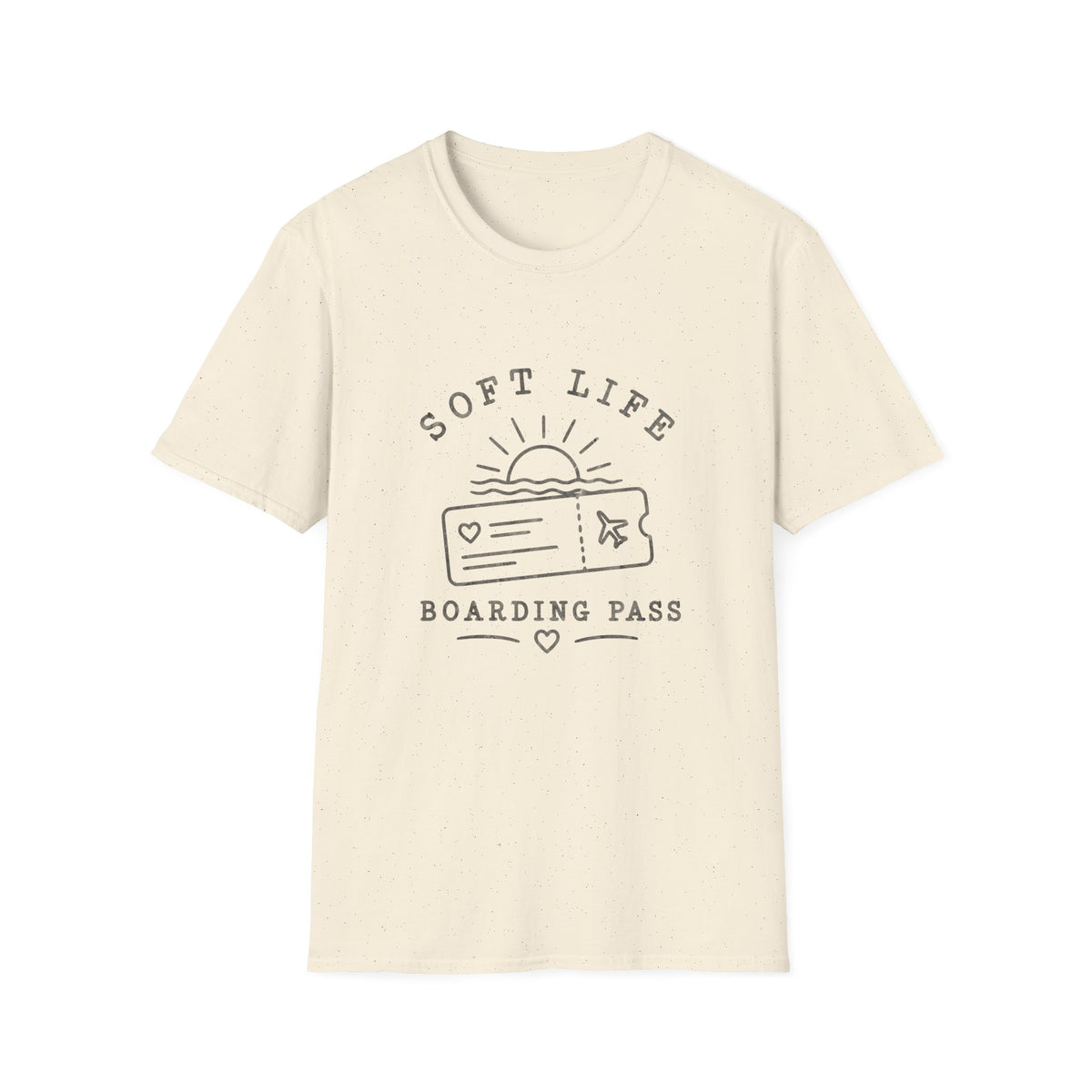Soft Life Boarding Pass T‑Shirt