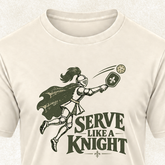 Serve Like a Knight Tee