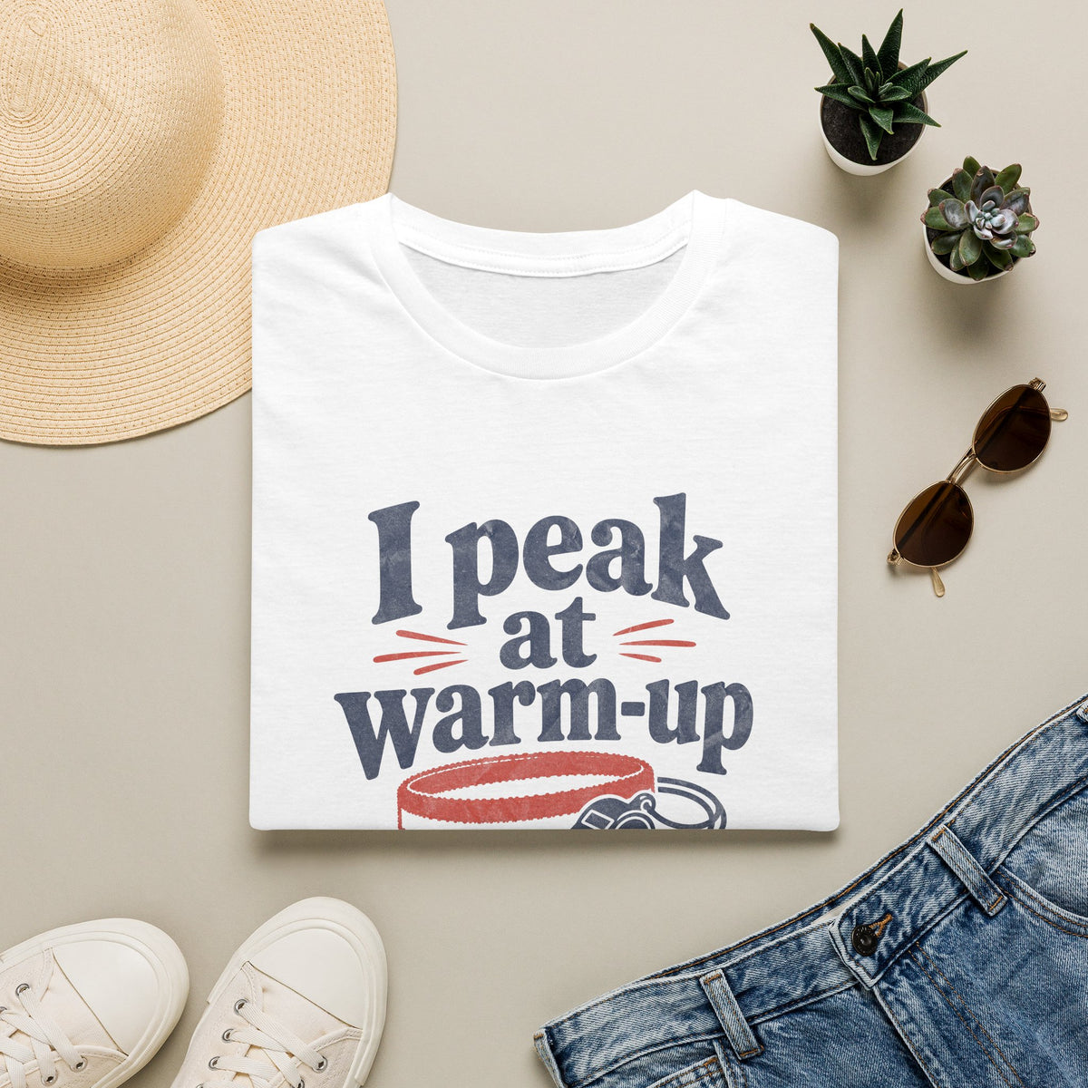I Peak at Warm-Up T-Shirt