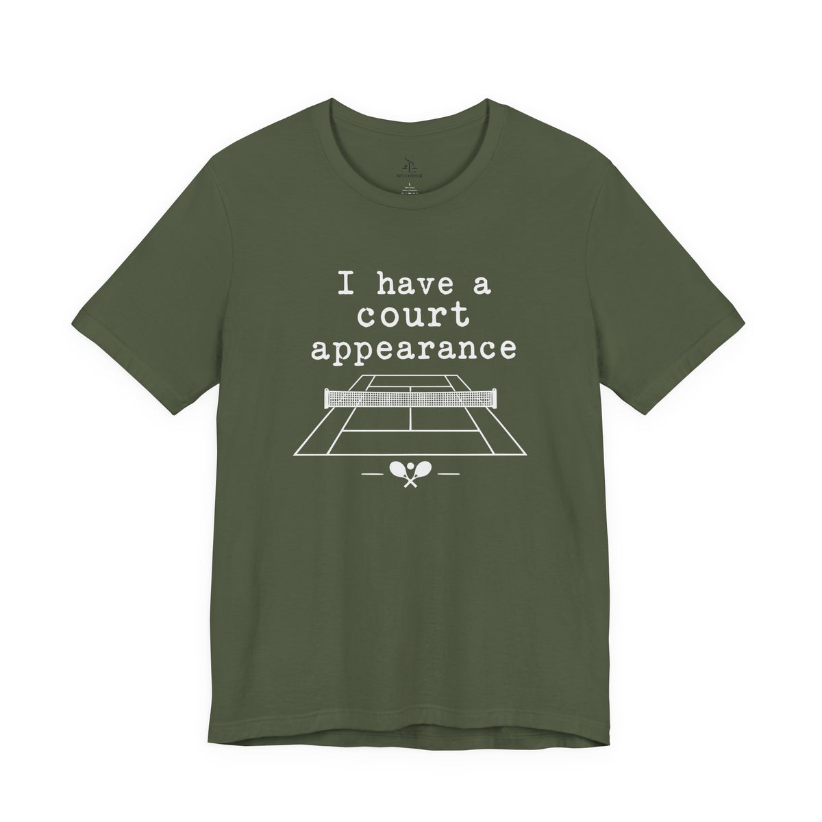 Court Appearance Tennis T‑Shirt