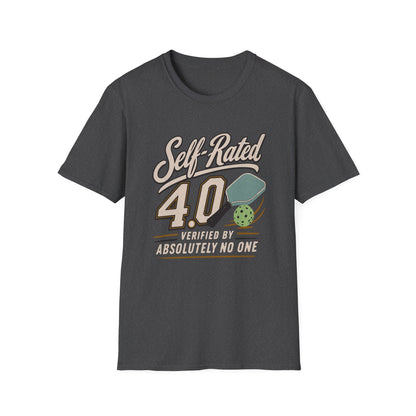 Self-Rated 4.0 Pickleball Tee