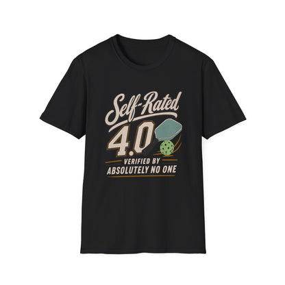 Self-Rated 4.0 Pickleball Tee