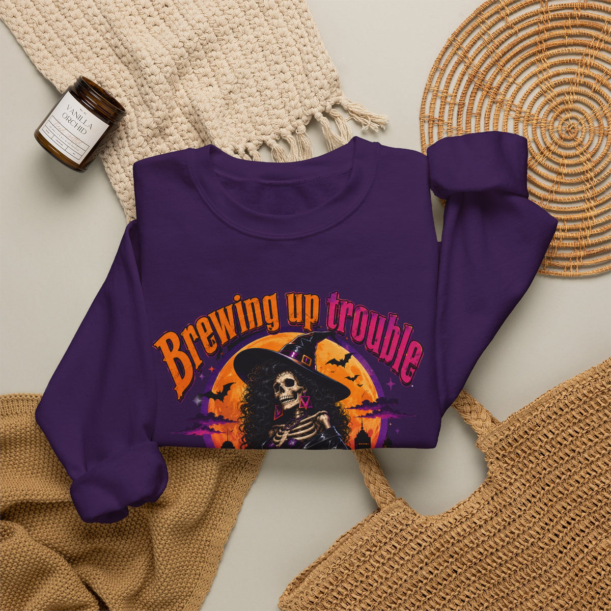 Brewing Up Trouble 80s Sweatshirt