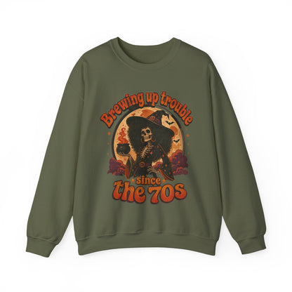 Brewing Up Trouble Since the 70s Sweatshirt
