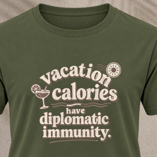 Vacation Calories Tee Shirt