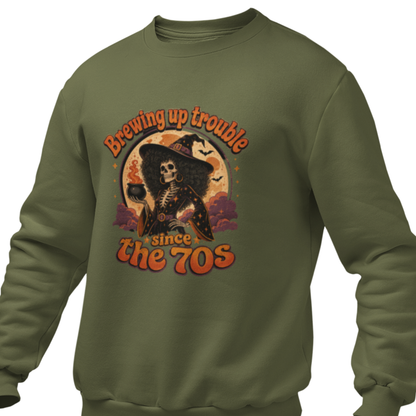 Brewing Up Trouble Since the 70s Sweatshirt