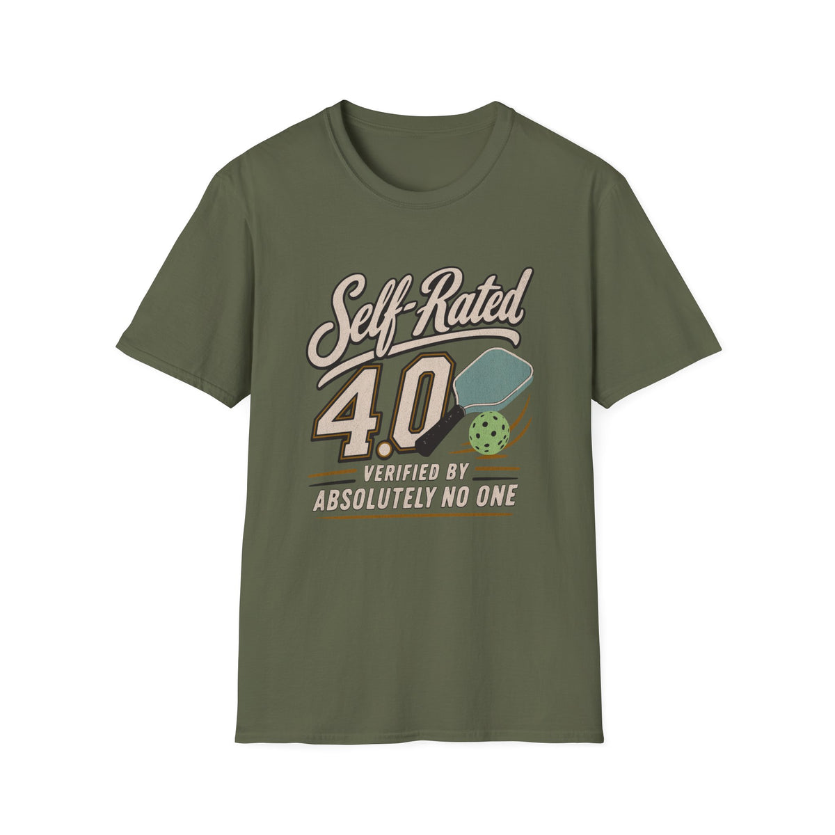 Self-Rated 4.0 Pickleball Tee