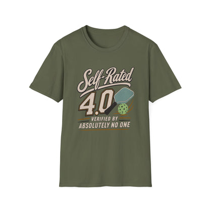 Self-Rated 4.0 Pickleball Tee