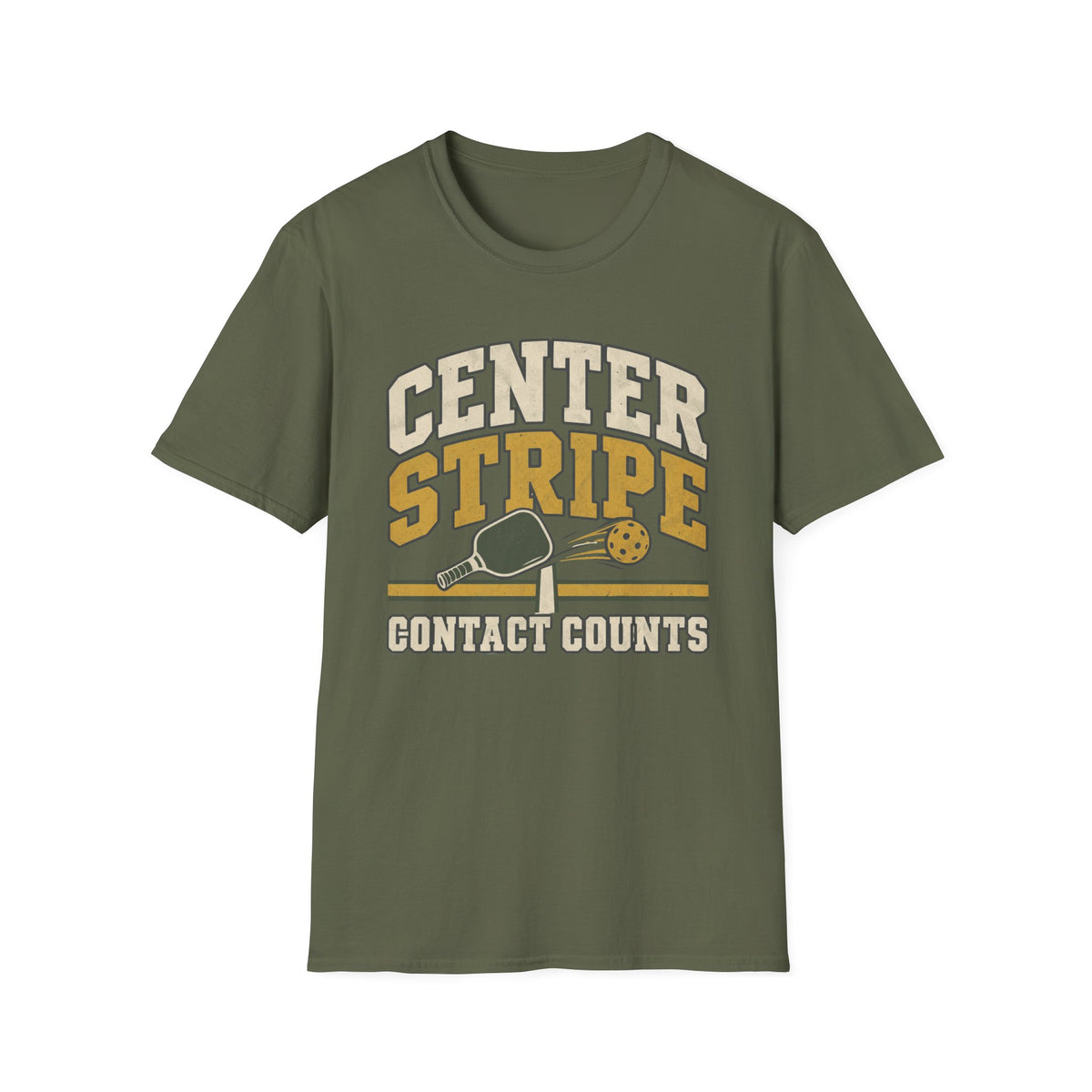 Center Stripe Pickleball T-Shirt