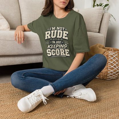 "I'm Not Rude" Graphic Tee