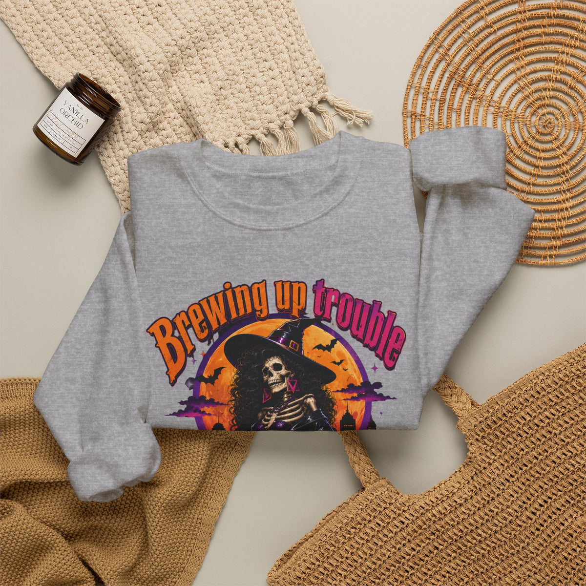 Brewing Up Trouble 80s Sweatshirt