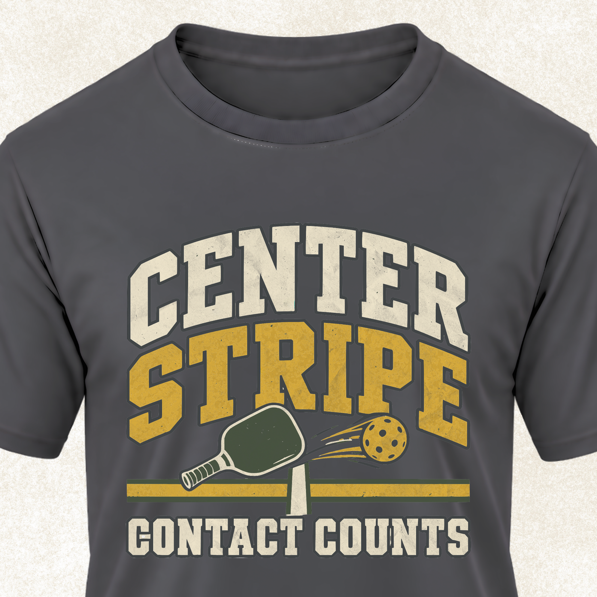 Center Stripe Pickleball T-Shirt