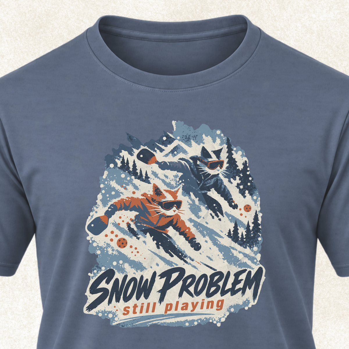 Snow Problem Pickleball Tee