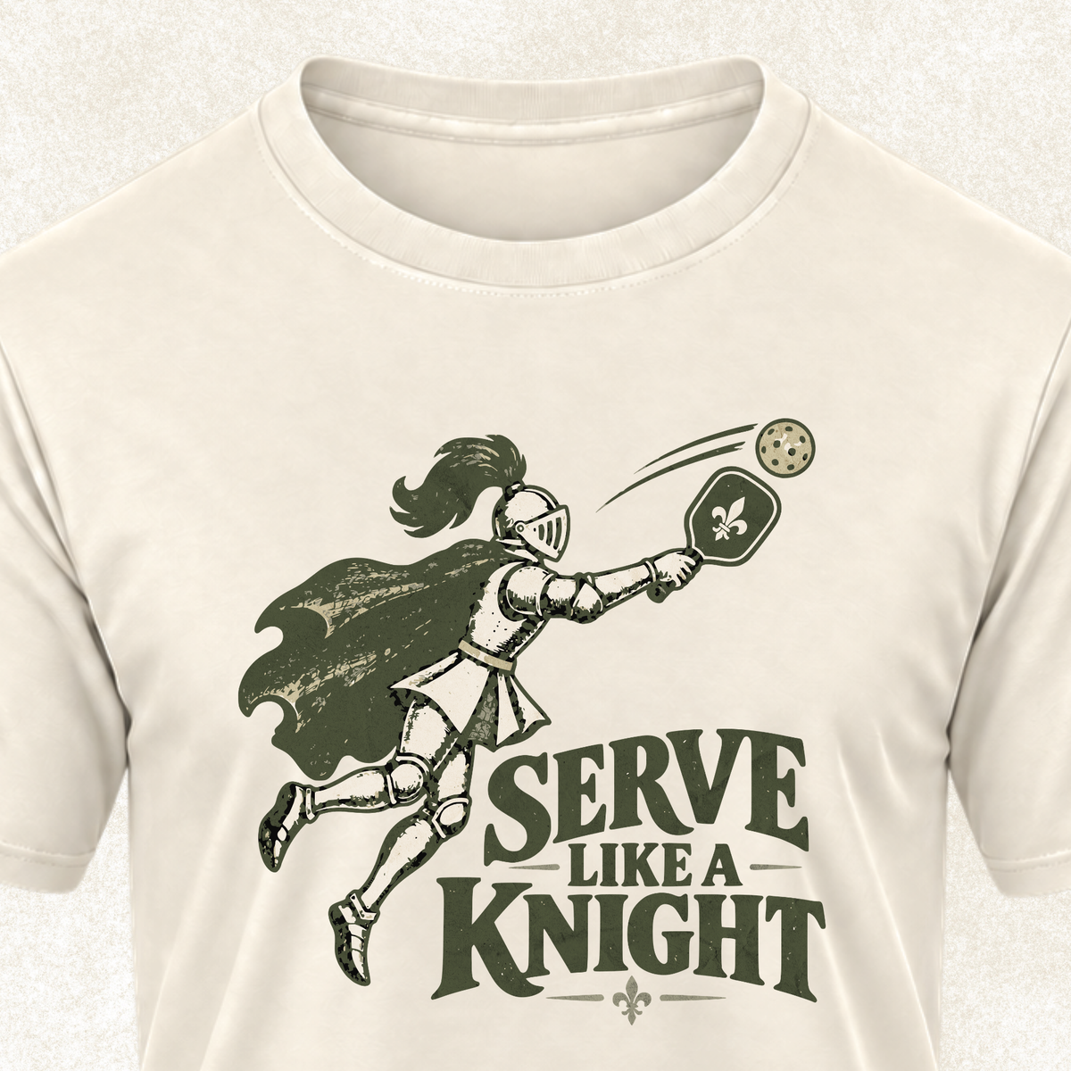 Serve Like a Knight Tee