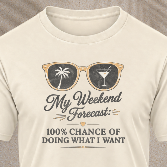 Weekend Forecast Graphic T-Shirt