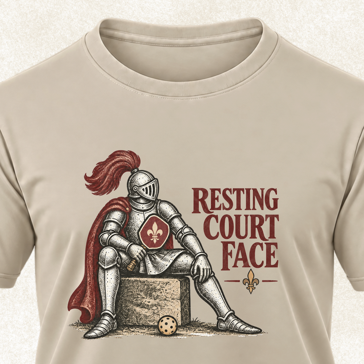 Resting Court Face T-Shirt