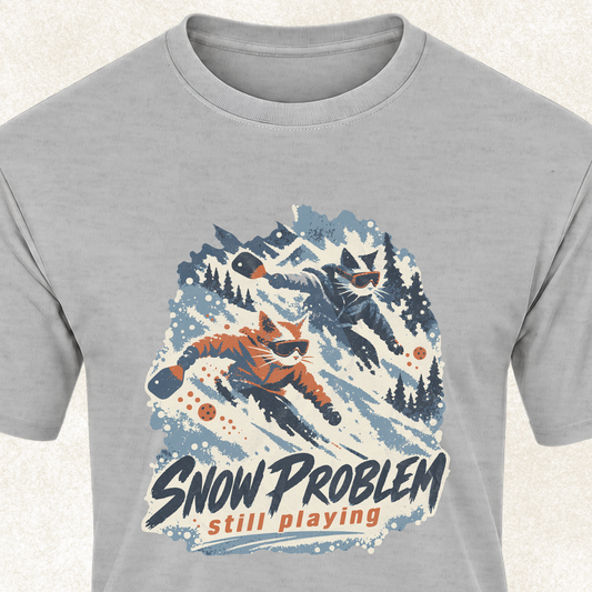 Snow Problem Pickleball Tee