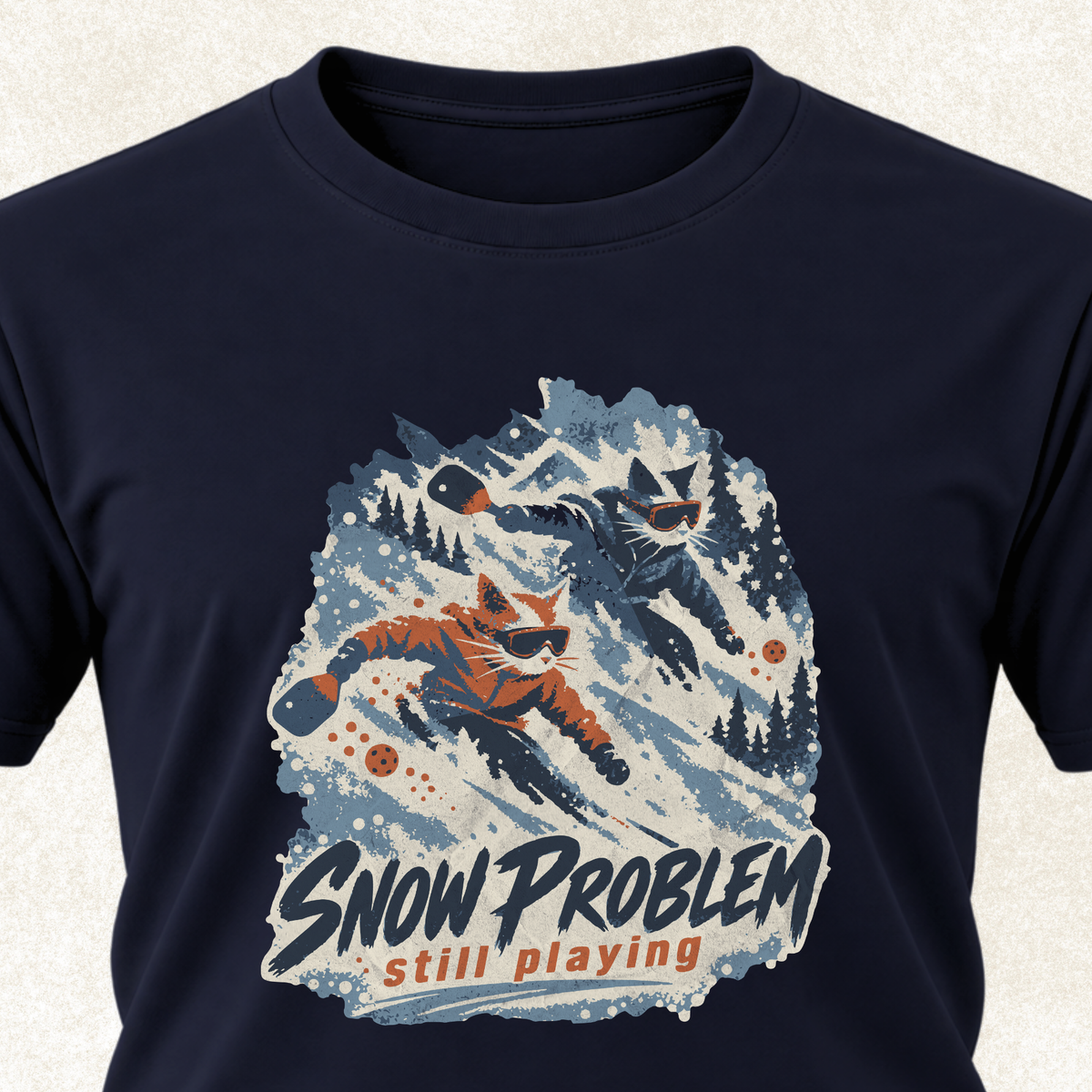 Snow Problem Pickleball Tee