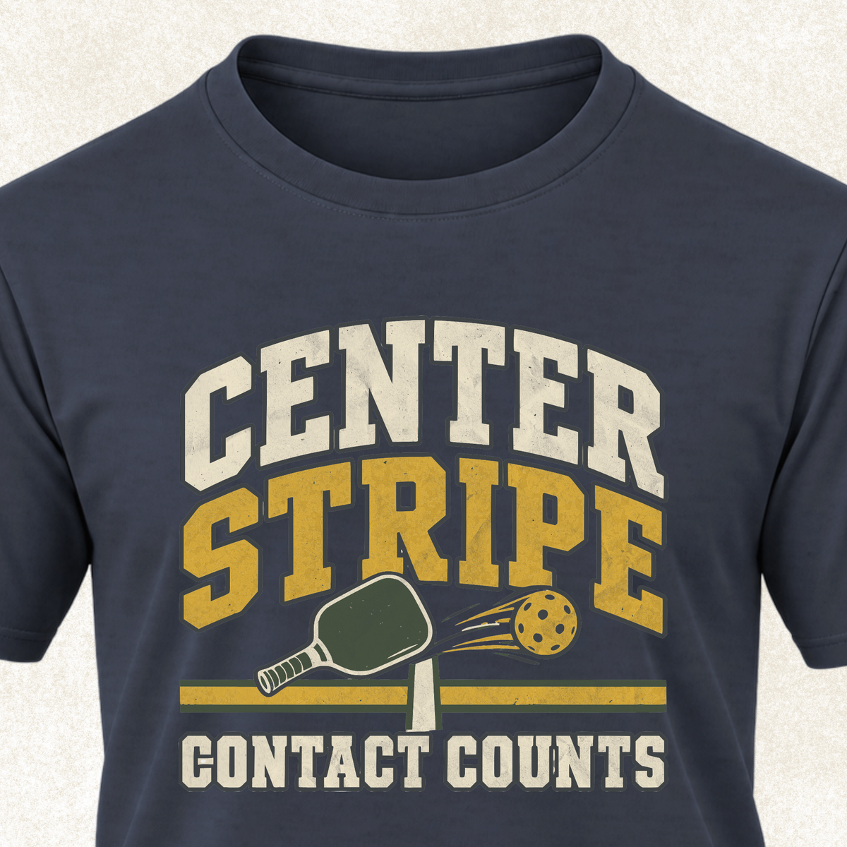 Center Stripe Pickleball T-Shirt