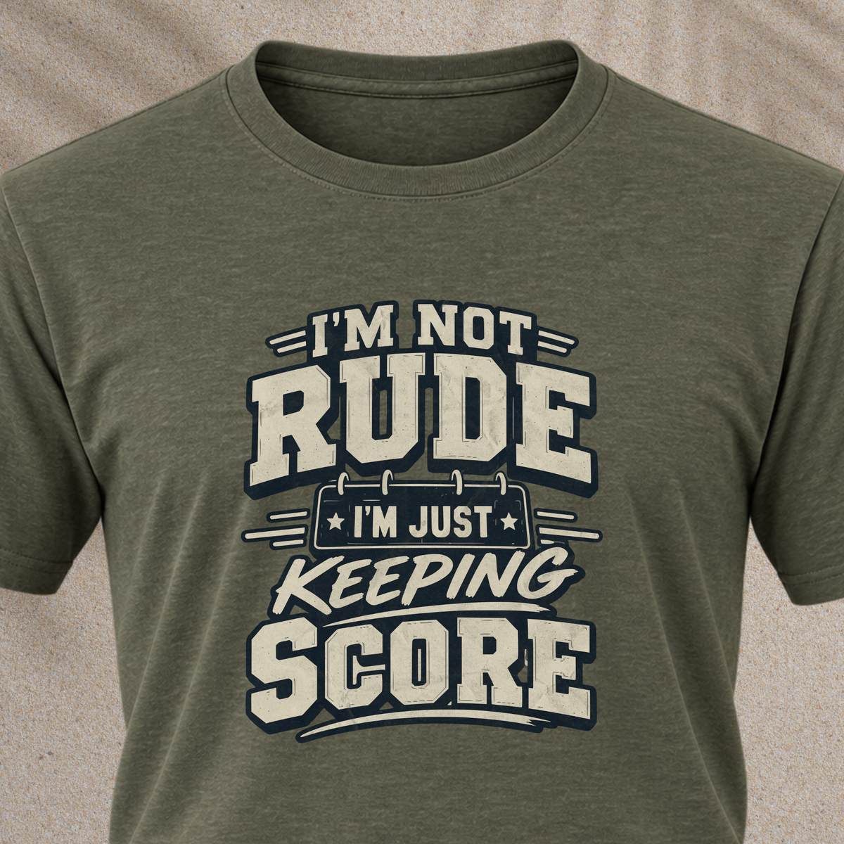 "I'm Not Rude" Graphic Tee