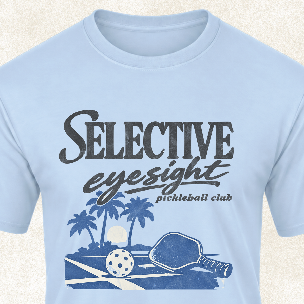 Selective Eyesight Pickleball T-Shirt
