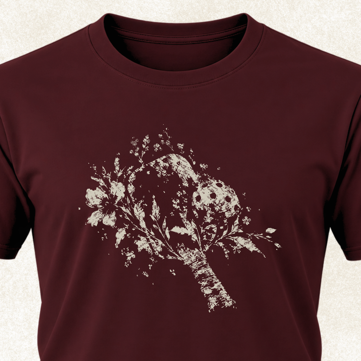 Vintage Pickleball Art T-Shirt
