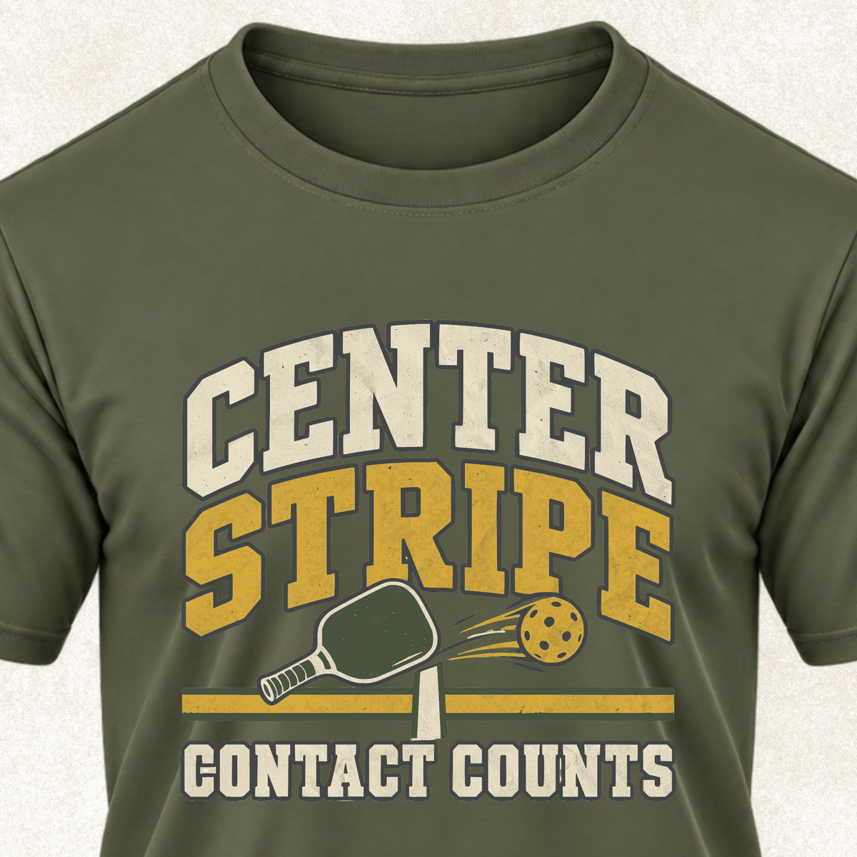 Center Stripe Pickleball T-Shirt