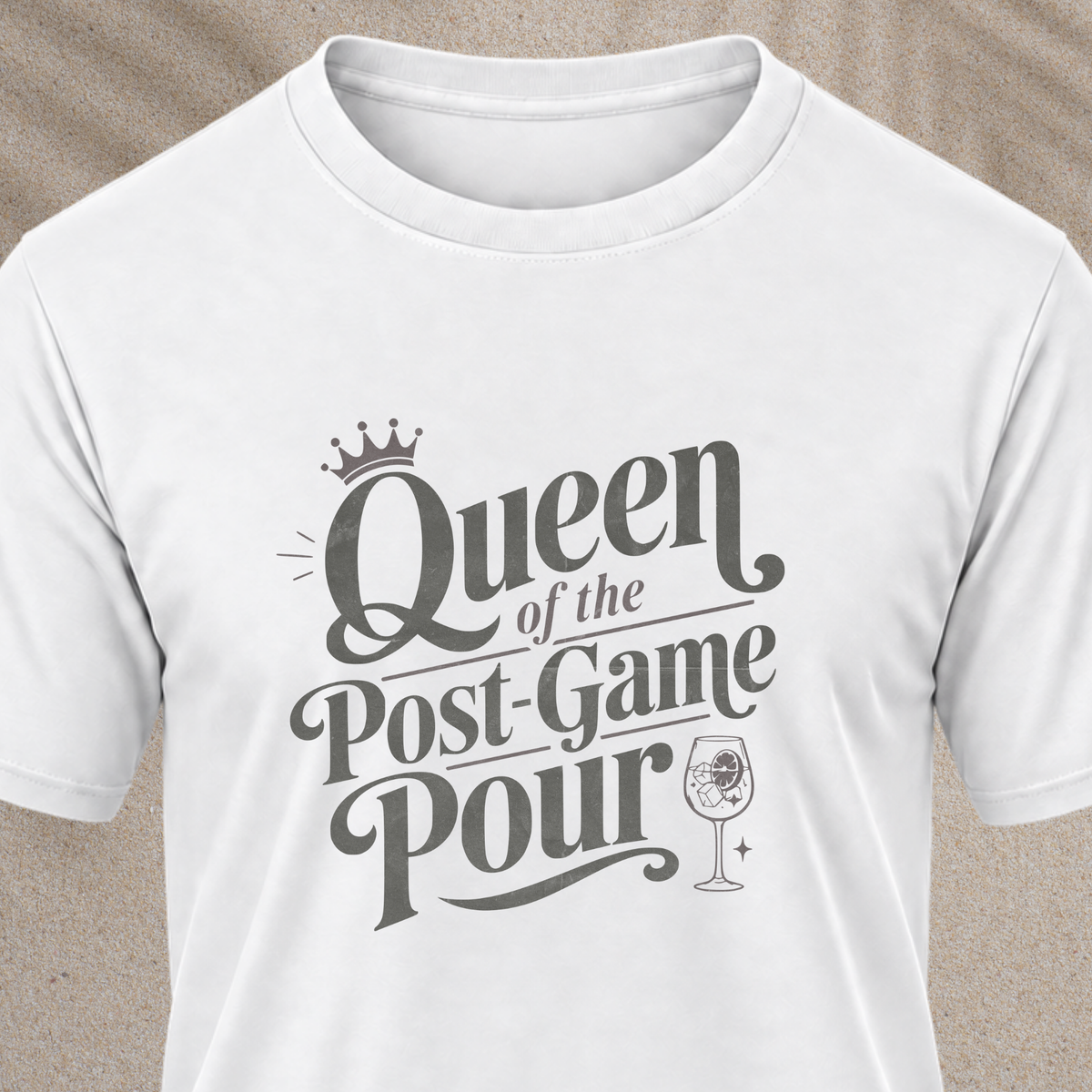 Queen of the Post-Game Pour Tee