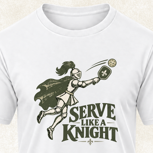 Serve Like a Knight Tee
