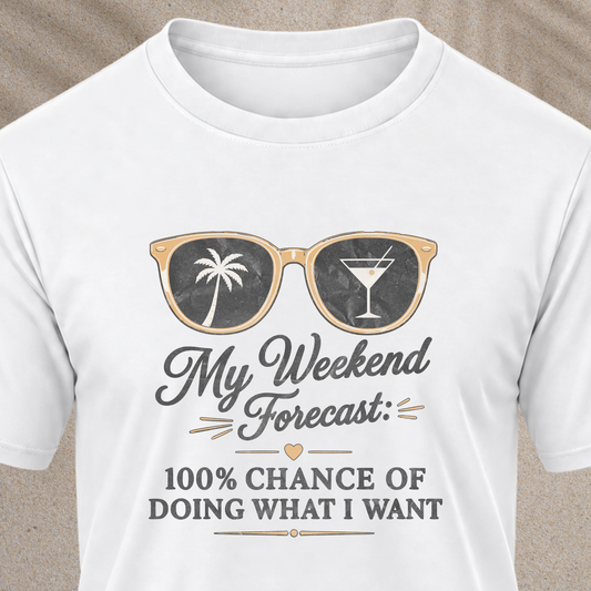 Weekend Forecast Graphic T-Shirt